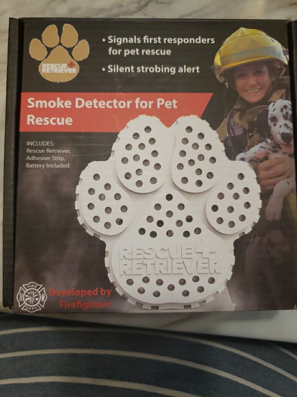 Rescue Retriever Smoke Detector Pet Alert Emergency Safety Device