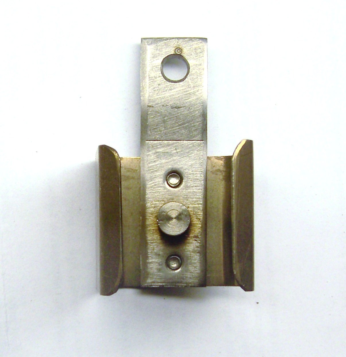 FIRE EXTINGUISHER NOS SS SPRING CLIP BRACKET 1-7/8″ L 1-1//8″ W 1-1/4″ D 1/4″PIN