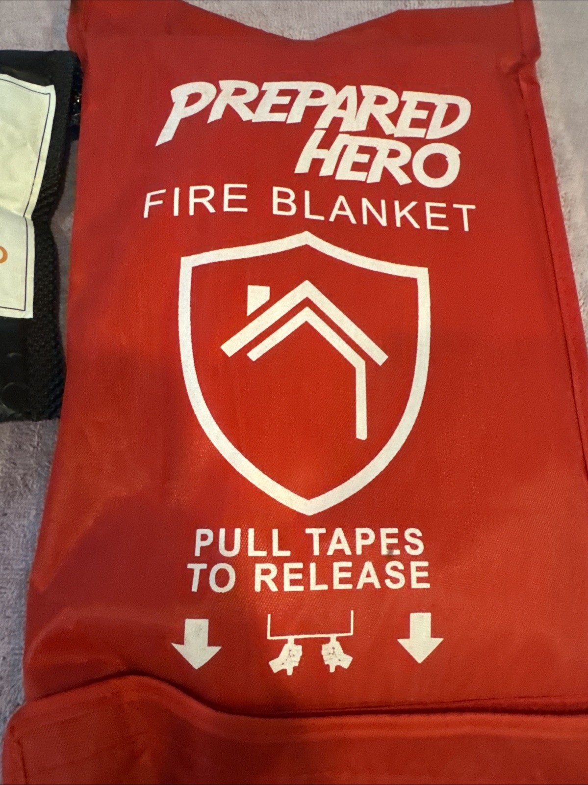 prepared hero fire blanket