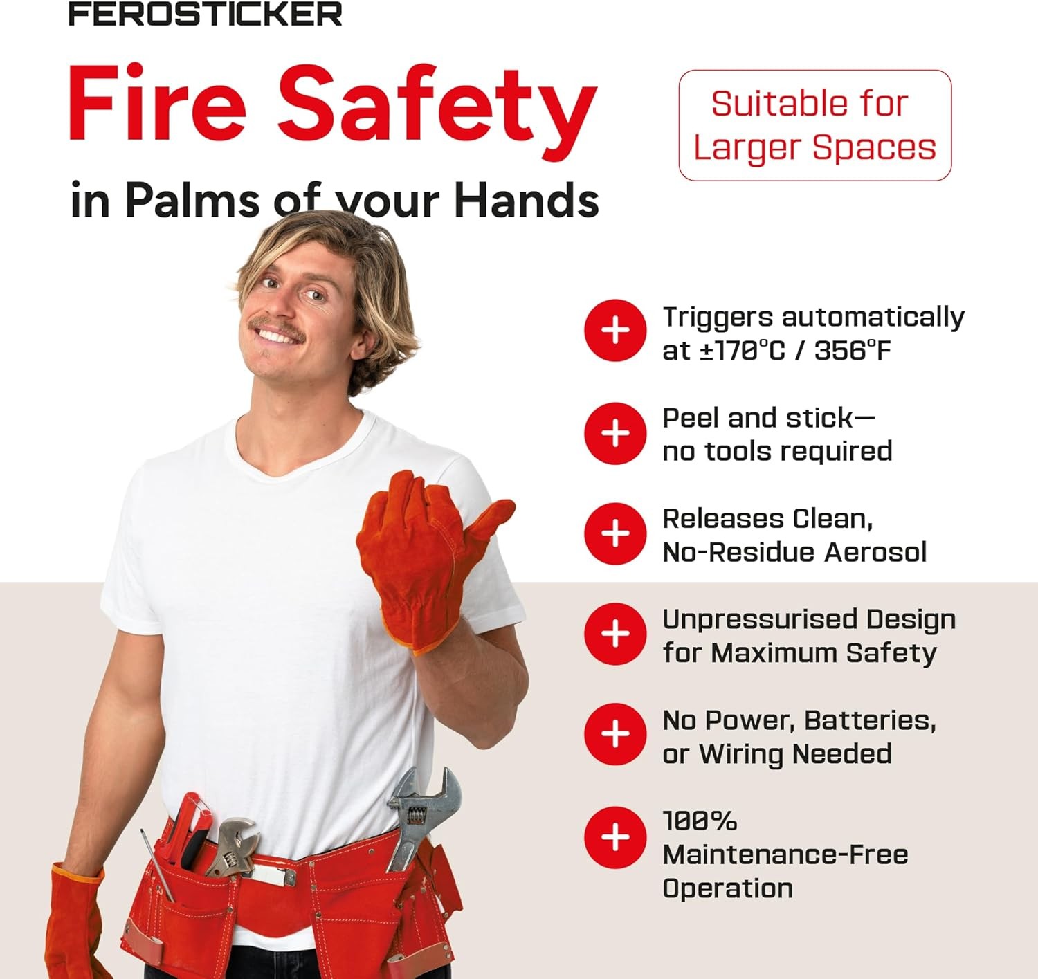 Small Automatic Fire Extinguisher – Compact, Non-Toxic & Maintenance-Free Fire