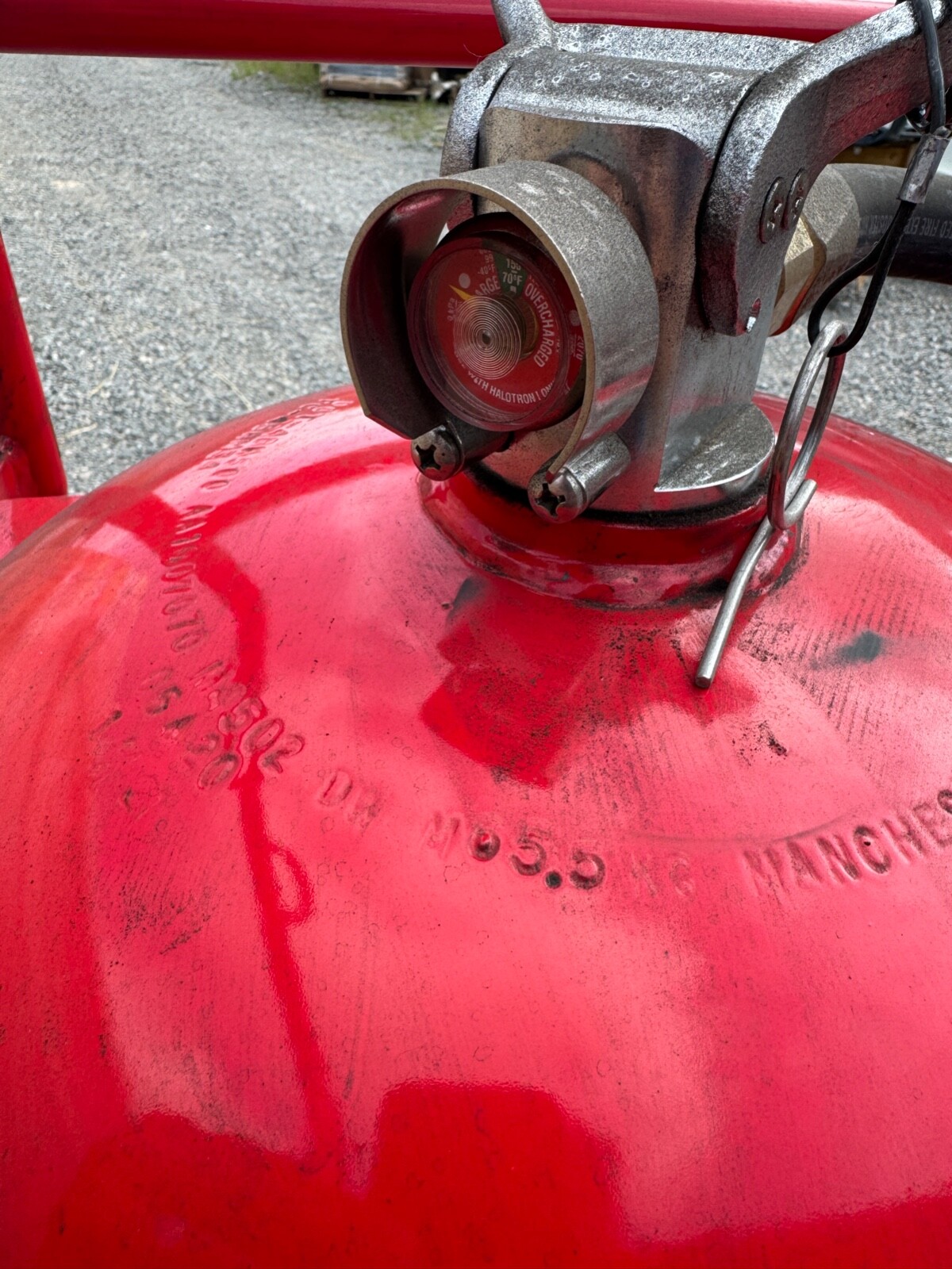 Amerex B674 – 150 LB Halotron Wheeled Fire Extinguisher