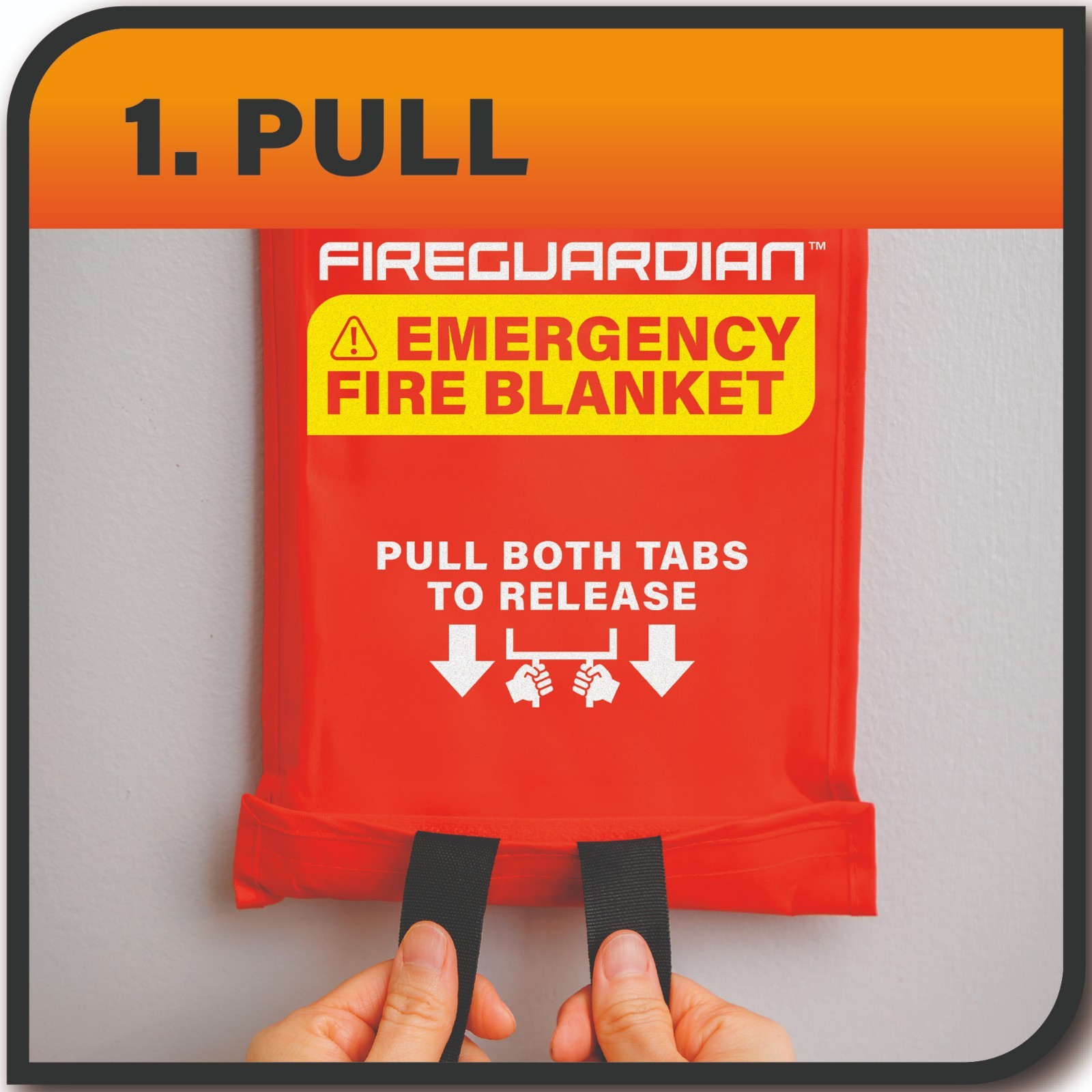 Fire Guardian 40″ x 40″ Emergency Blanket, 900°F Heat Resistance – ASOTV