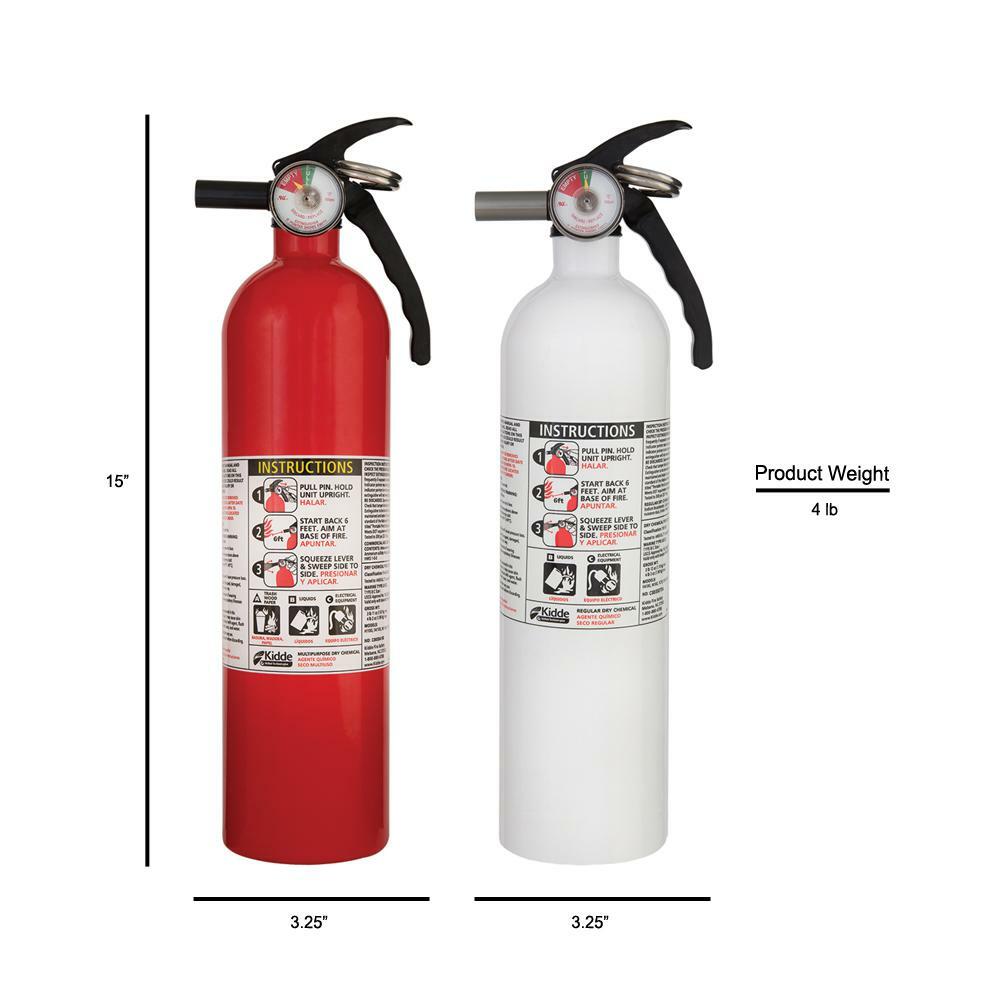 (2-Pack) Kidde 1-A:10-B:C Recreation And 10-B:C Kitchen Fire Extinguisher