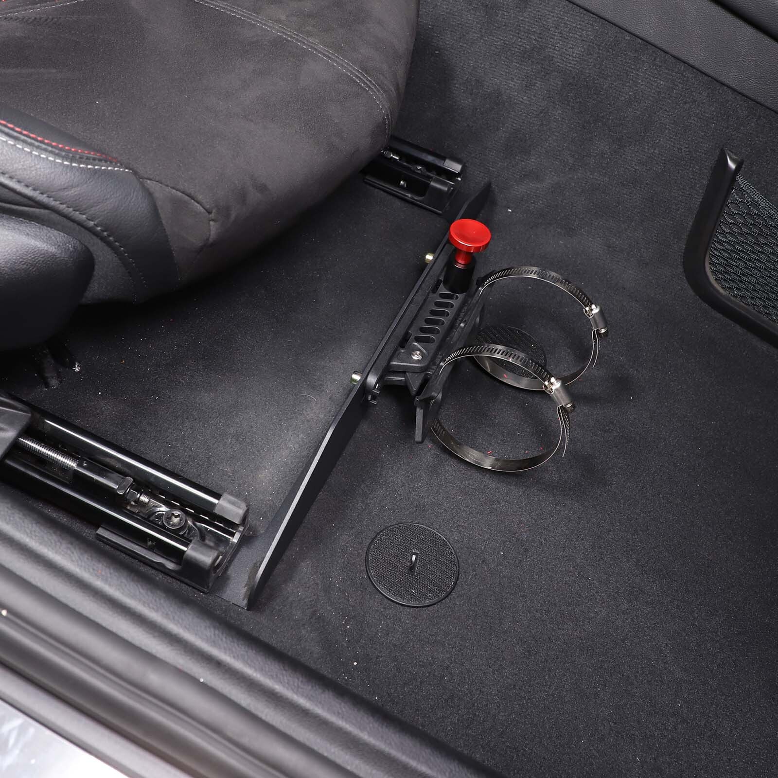 Aluminum Passenger Seat Bottom Fire Extinguisher Bracket For Toyota Supra 19-22