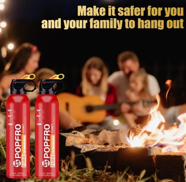 Fire Extinguisher home Car Mini fire Small kitchen wall mount bracket race Spray