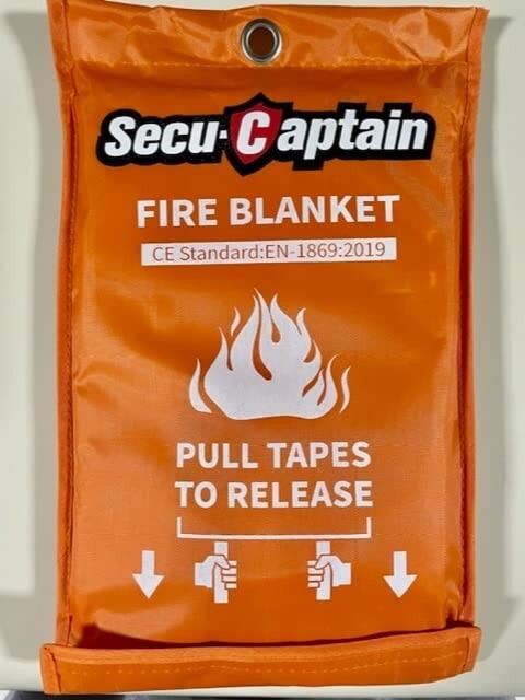 Emergency Fire Blanket for Home and Kitchen 40″X40″ Flame Suppression Fiberglass