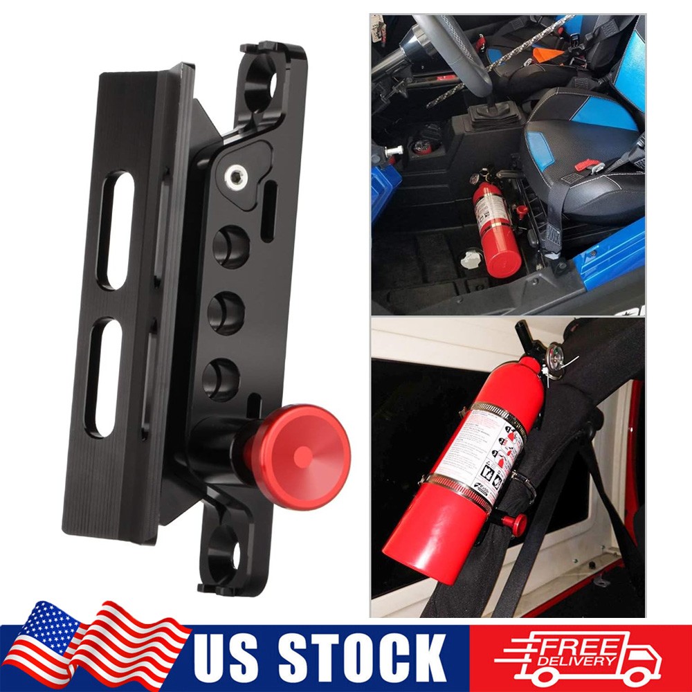 Car Roll Bar Fire Extinguisher Holder Mount Bracket Adjustable for Jeep Wrangler