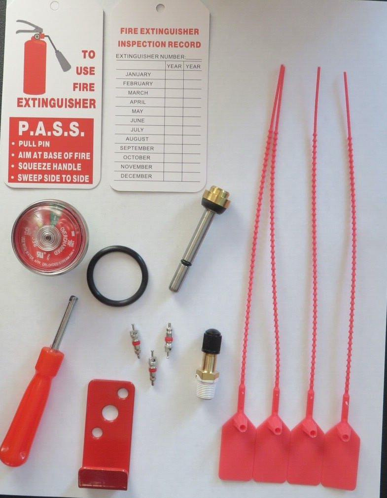 ✅🔥🧯REBUILD KIT ALL NEW PARTS FOR BADGER 2 1/2 Gallon Water Fire Extinguisher