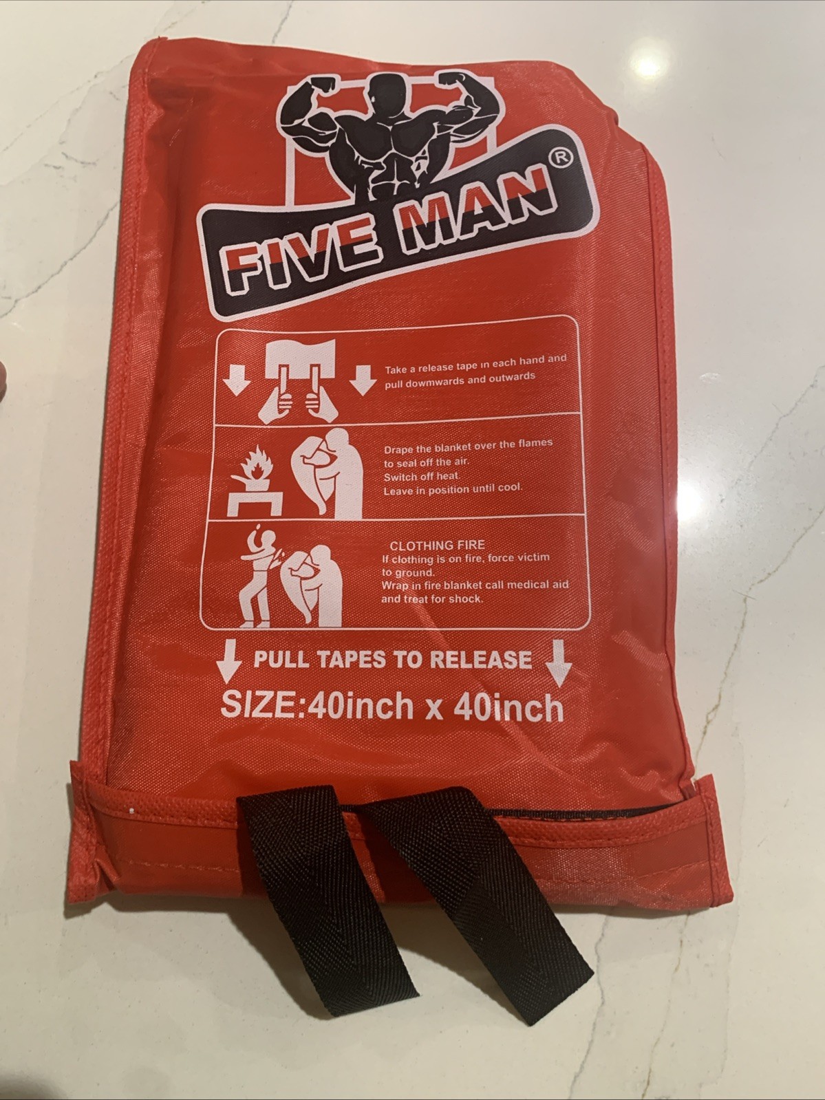 40×40 Fire Blanket – Five Man Brand