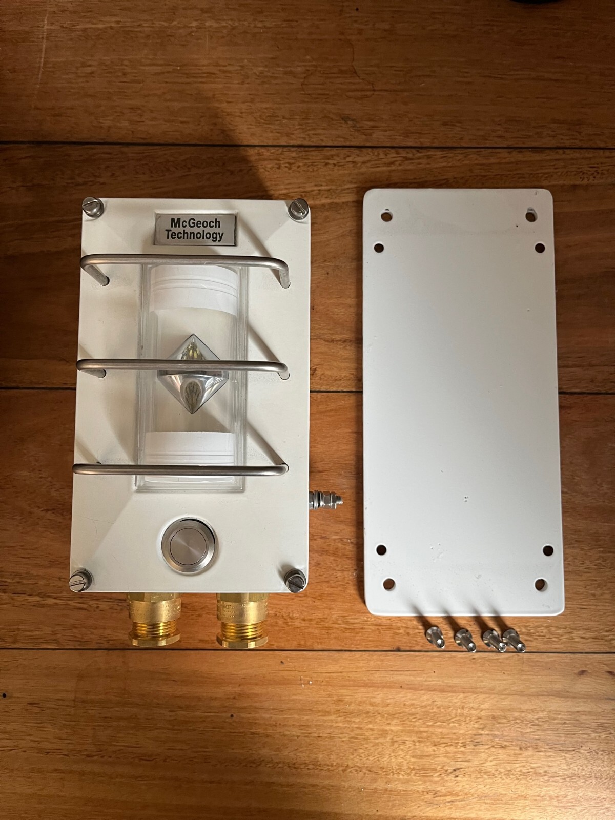 LED Automatic Emergency Light McGeoch Garage Bush fire shelter cellar