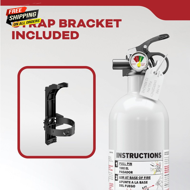 Fire Extinguisher for Vehicles, Cars, Single Use 5BC 🎯🎯🎯