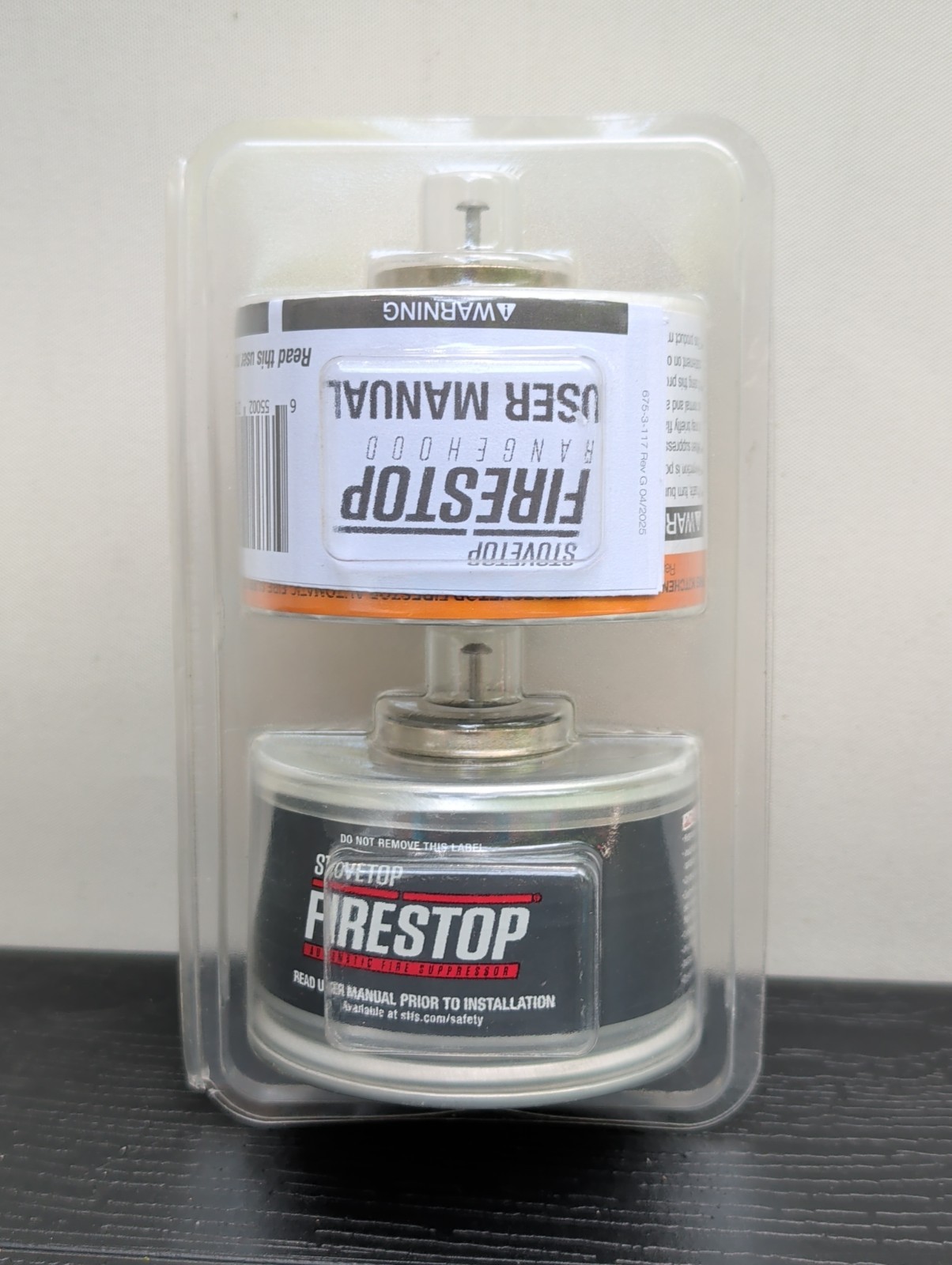 (2 Pack) Stovetop Firestop 675-3 Range Hood Fire Extinguisher EXP 02/2032