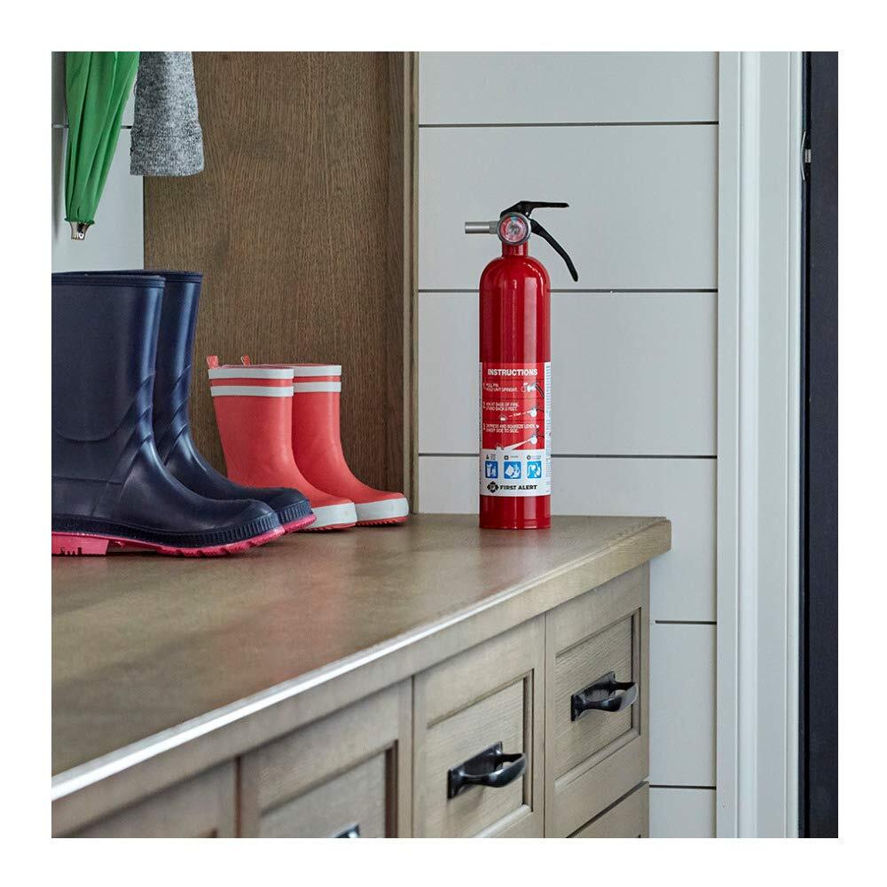First Alert HOME1 Fire Extinguisher UL Rated 1A 10B C Multipurpose Safety 1 Pack