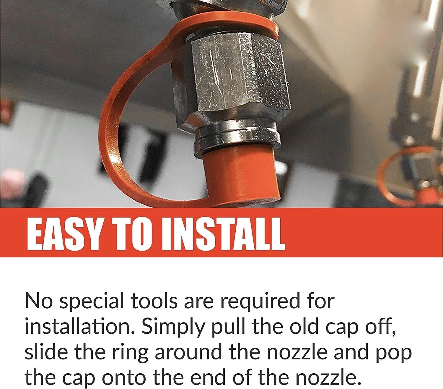 🔥🔥75 Pcs R102 Type FIRE SUPPRESSION SYSTEM RUBBER BLOW OFF NOZZLE CAPS.🔥🔥