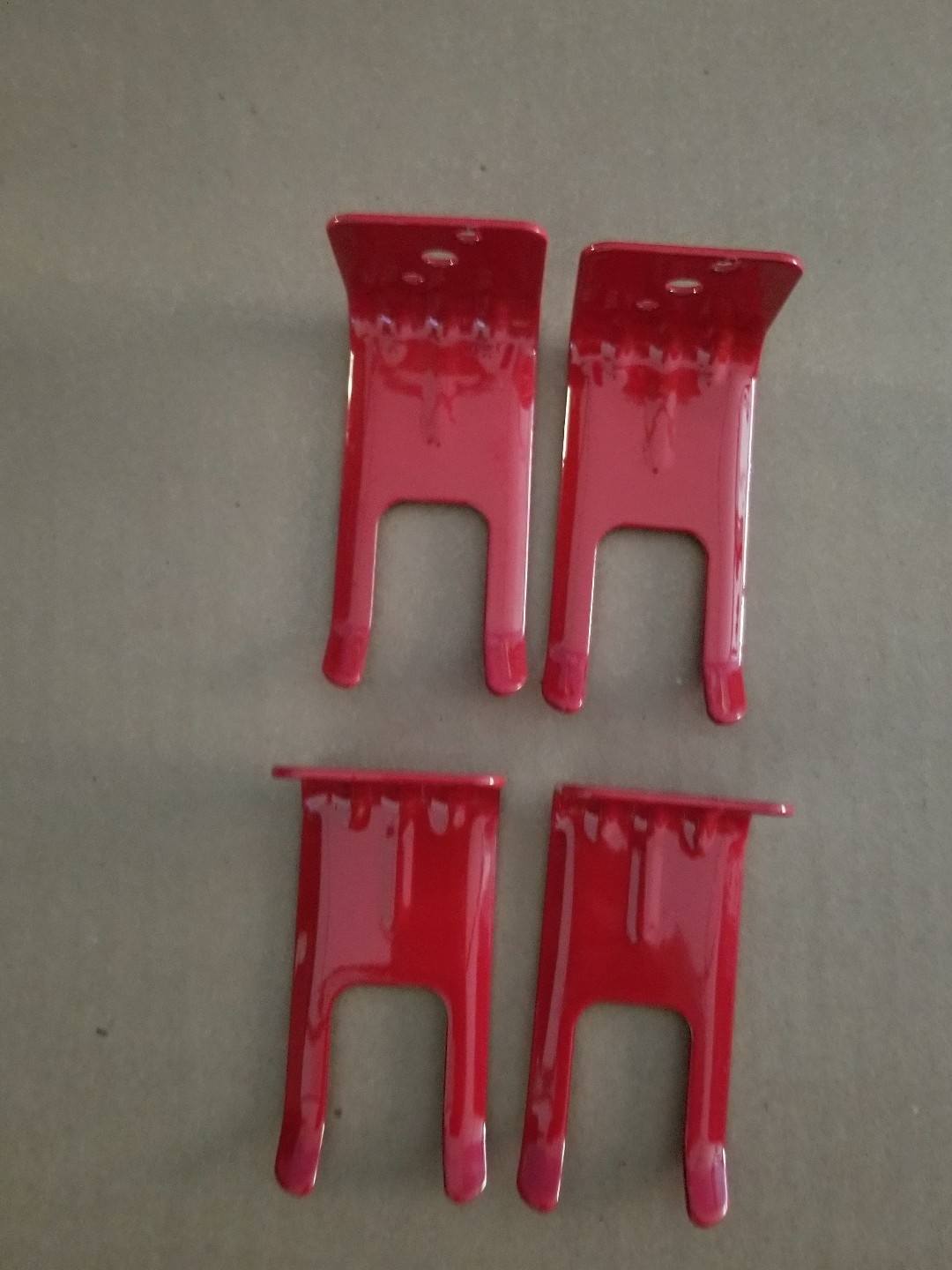 FORK STYLE WALL MOUNT 5-10-20 lb FIRE EXTINGUISHER AMEREX BRACKET (4 pcs)