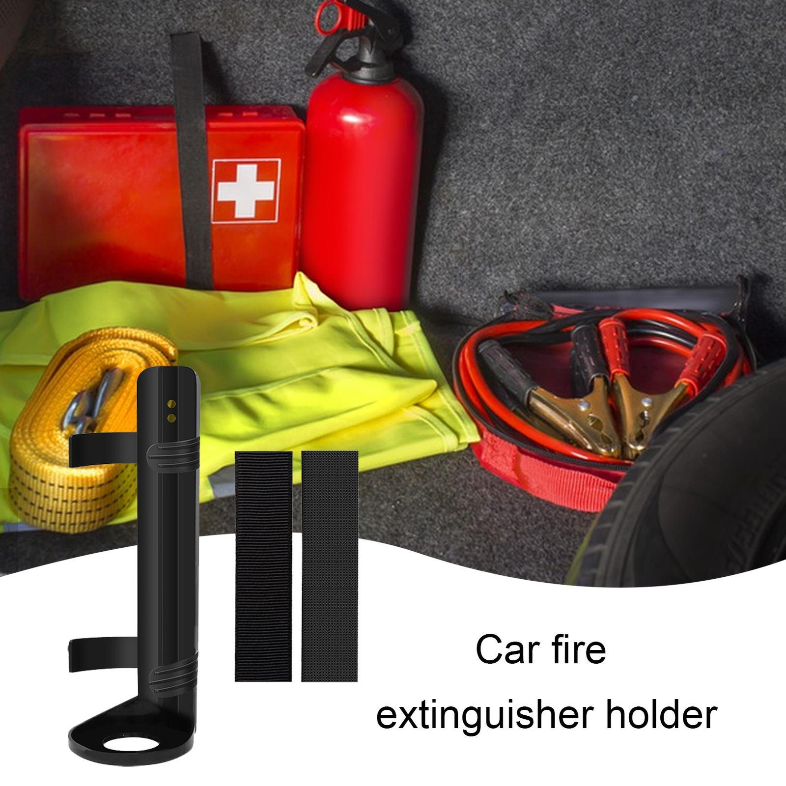 Car Fire Extinguisher Holder Mount Bracket Adjustable