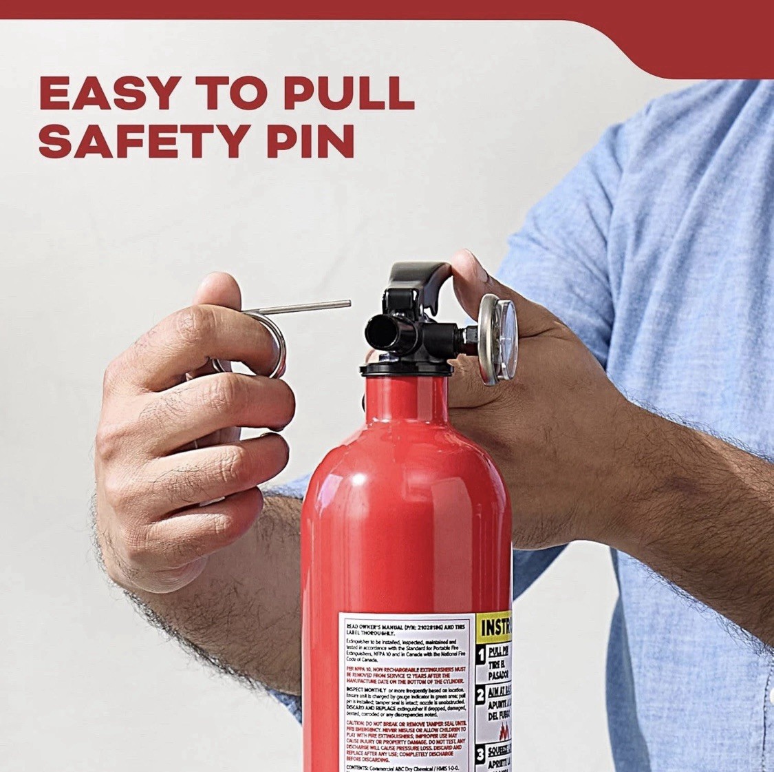 Kidde Multi Purpose Fire Extinguisher 1A10BC, 2 Pack