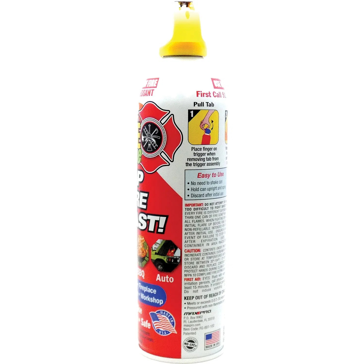 Fire Gone FG-007-102 Fire Suppressant