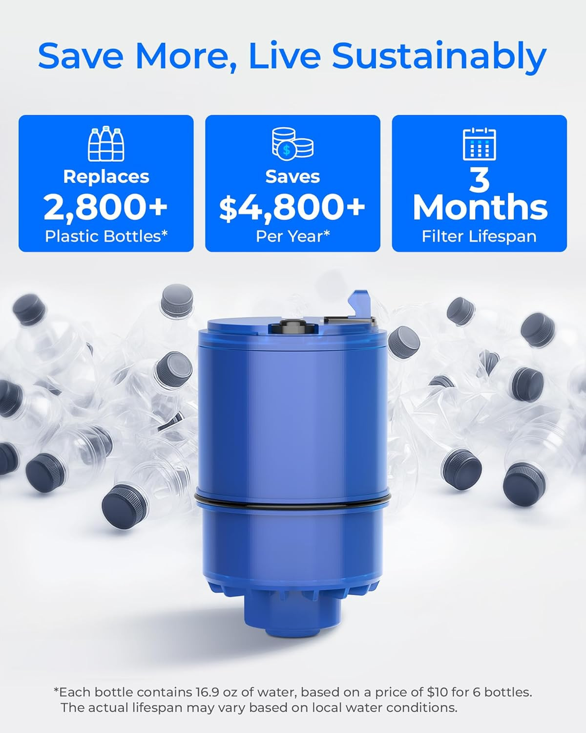 C08A Faucet Water Filter, Compatible with All PUR® plus Water Filter, PUR® plus