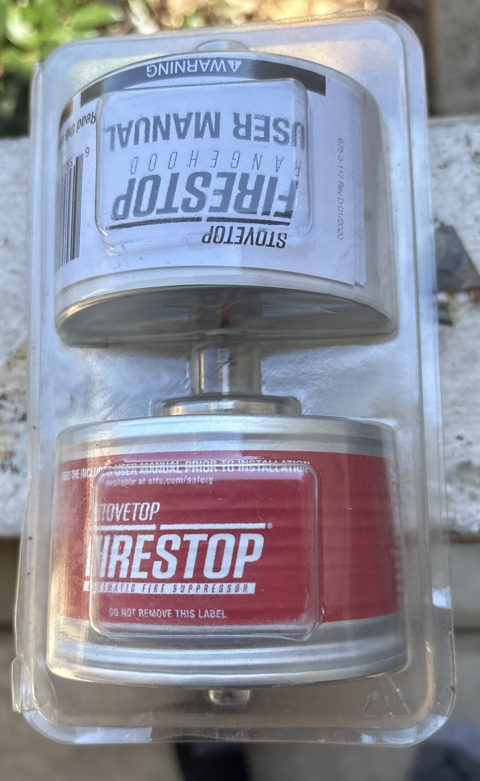 StoveTop FireStop 675-3D RangeHood Fire Suppressor 2 Pack EXP 7 2026EXTINGUISHER