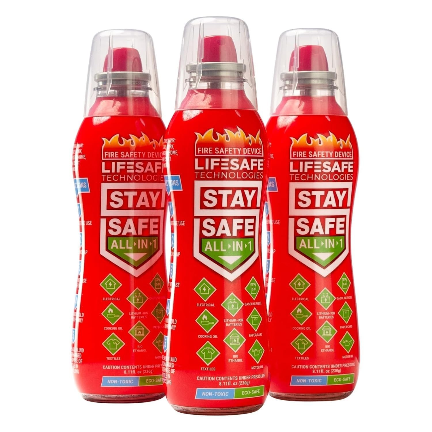 Portable Fire Extinguishing Spray | Compact Non-Toxic Fire Spray for Home & Gara