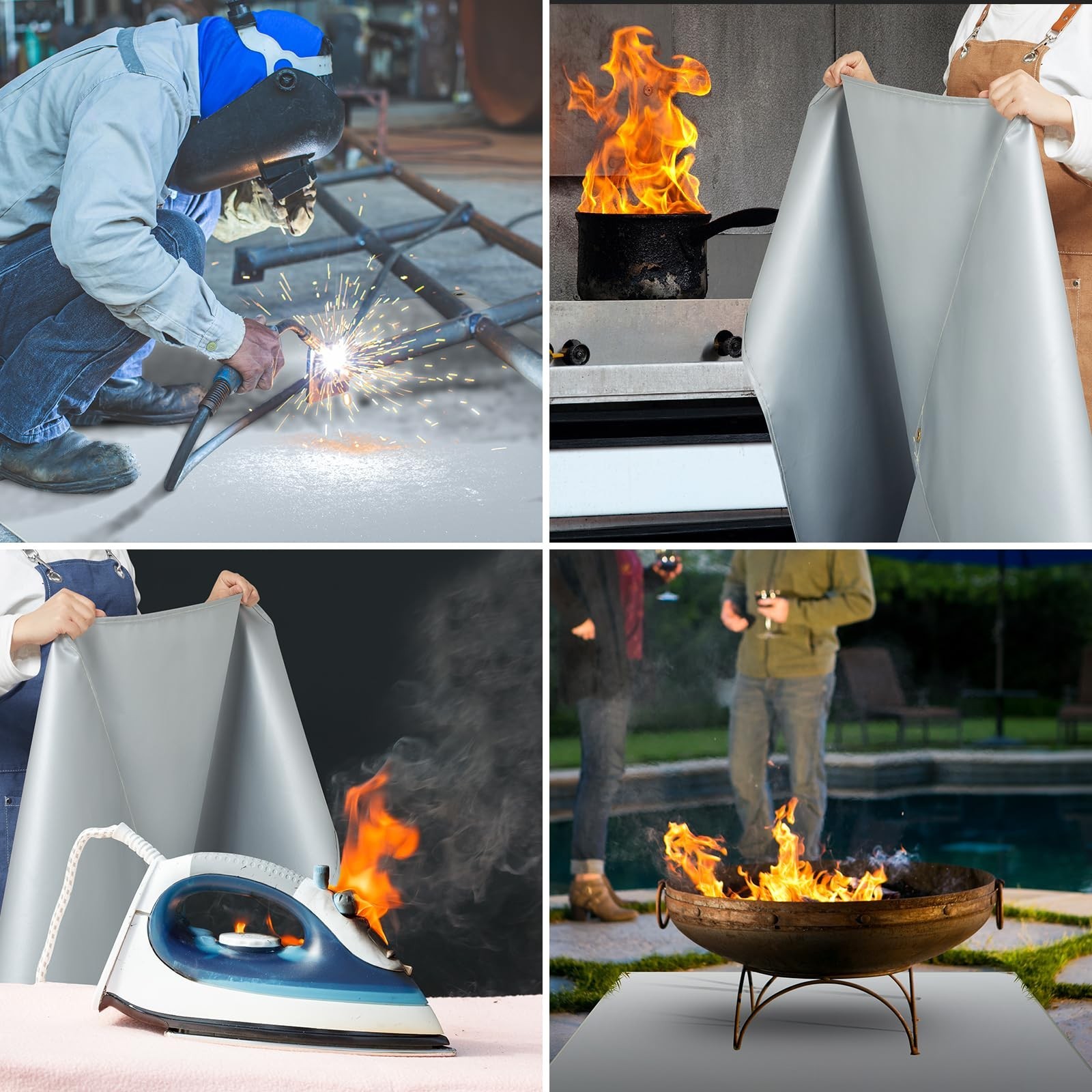 Fireproof Lithium Battery Cover – Fast & Easy Fire Extinguisher Blanket for E-Sc
