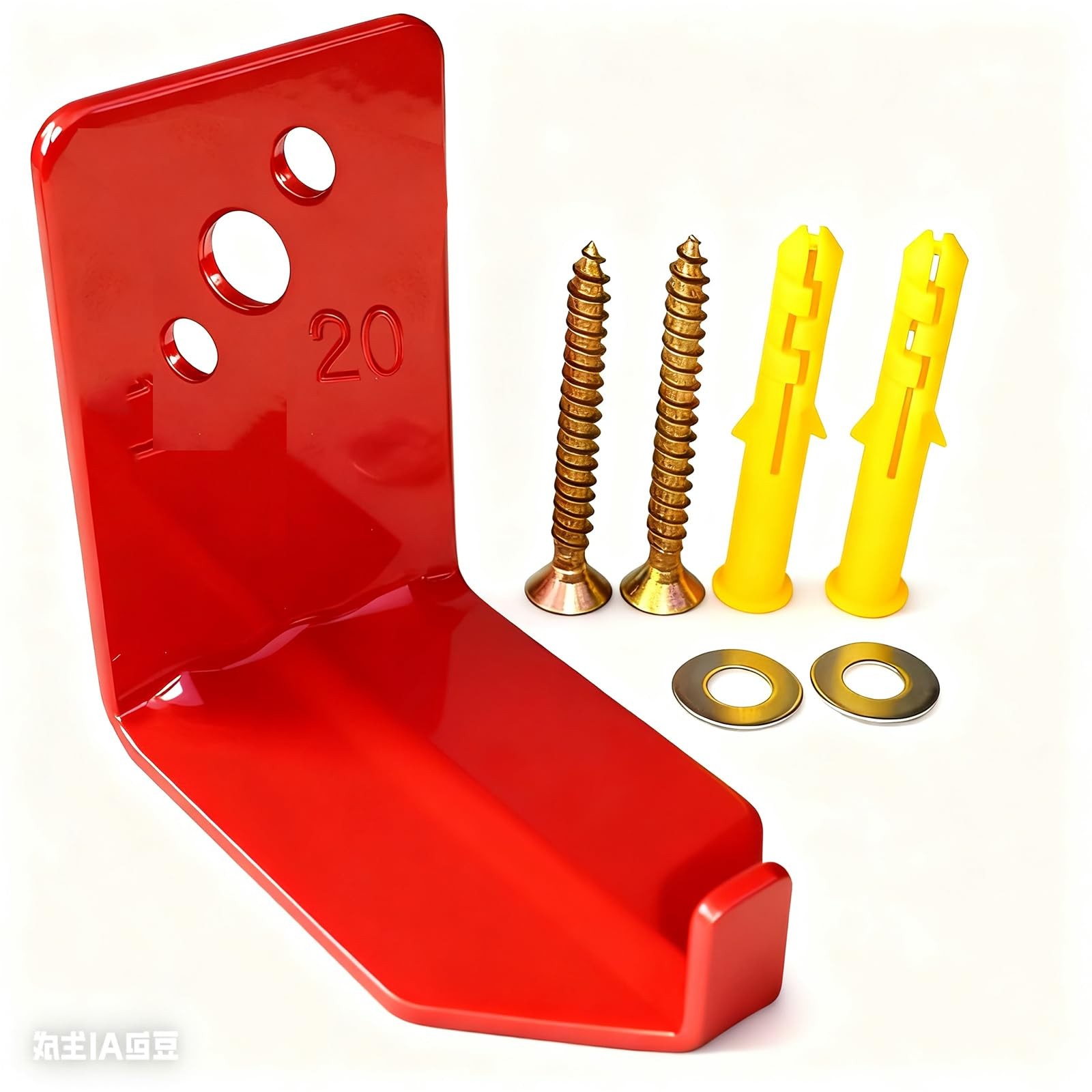 Fire Extinguisher Mount Brackets Set of 8, Heavy Duty Wall Mount Hook 2.36 x …