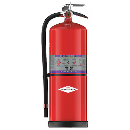 Amerex 718 Fire Extinguisher, 30 Lb Capacity, Class Bc , Ul Rating160b:C