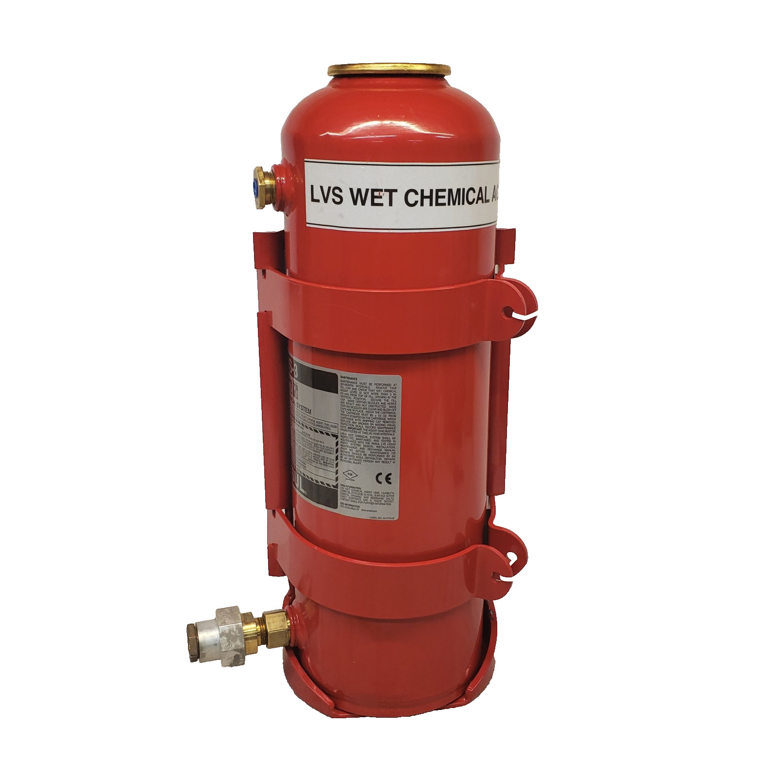 ANSUL LVS-3 Wet Chemical Agent Tank 3 Gal Bracket 441774 Vehicle Fire Protection