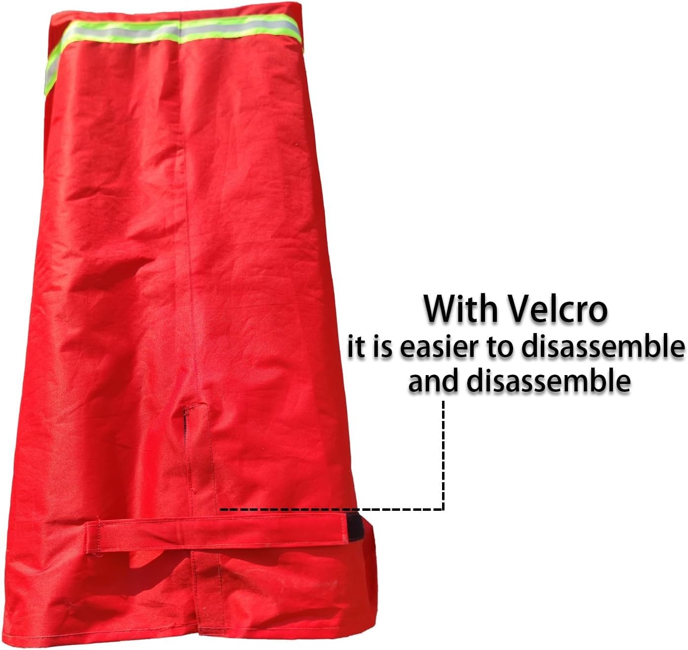 Wheeled Fire Extinguisher Cover HD Cart Protective Cover w/Window 300-350lbs