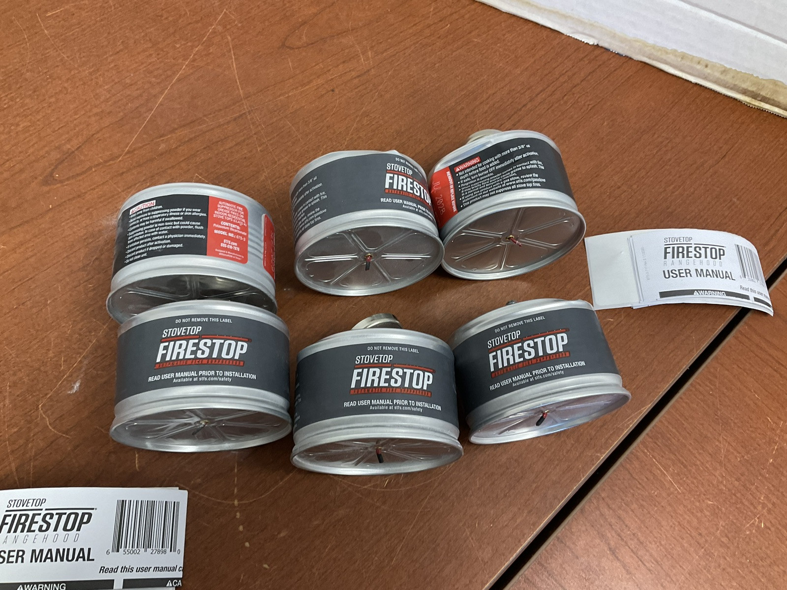 LOT 3 StoveTop FireStop RangeHood Fire Suppressor (LOT 3/TOTAL 6PCS) *DENTED*
