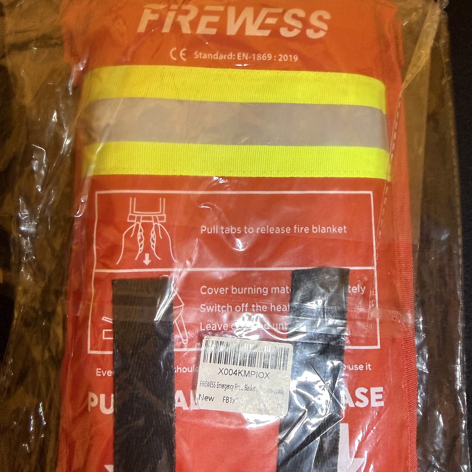FireWess Fire Blanket Emergency Suppression Blanket