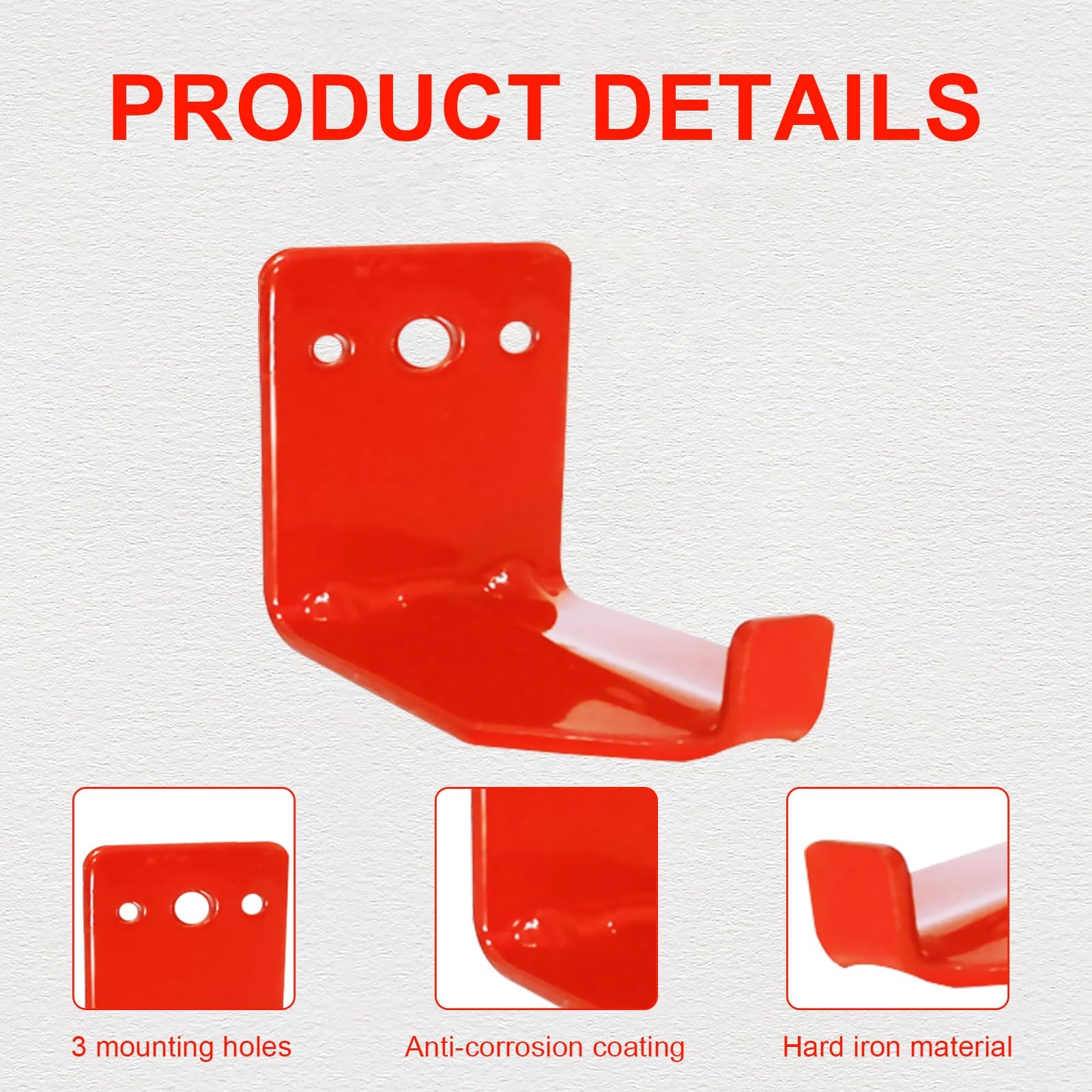 20 Pack Universal Fire Extinguisher Mount Bracket – Rust-Resistant Metal Wall…