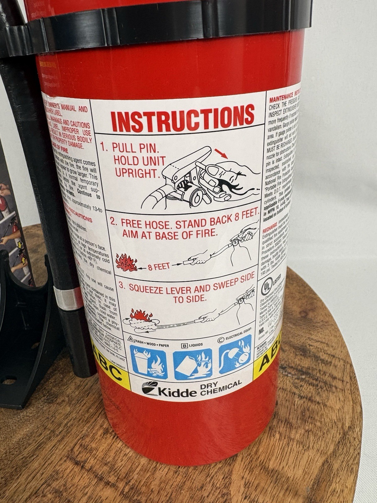 Kidde Fire Extinguisher Unsealed
