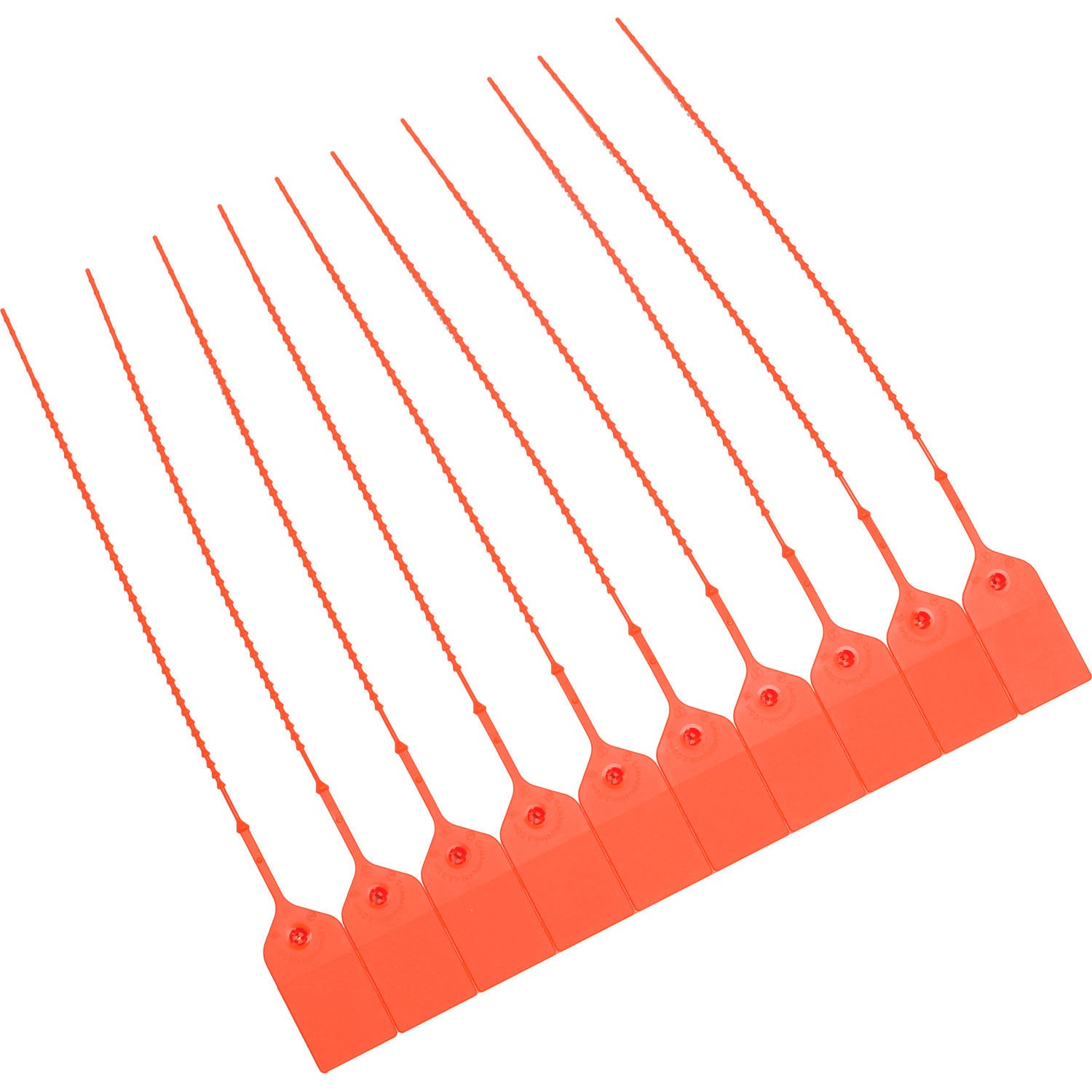 Adjustable Extinguisher Tamper Seal 9″L Orange 100/Pack
