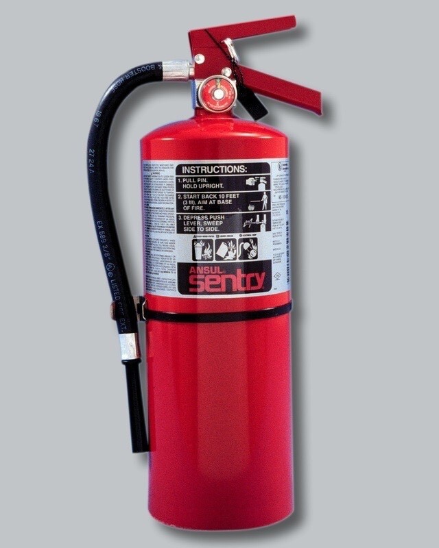 ✅🔥🧯10lb. Ansul Sentry Fire Extinguisher Wall Bracket Old Style