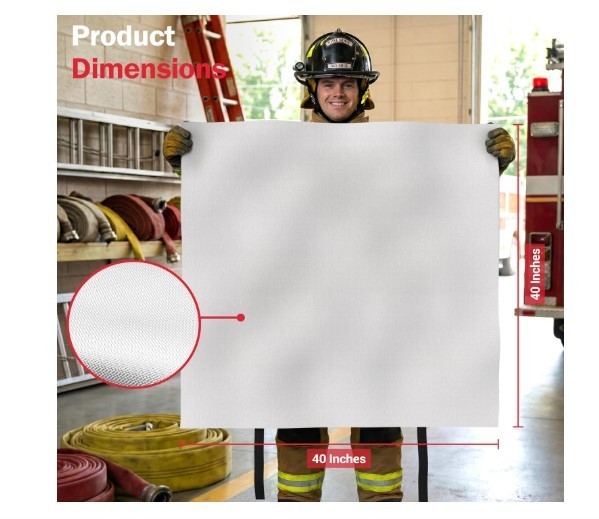 15 pieces Emergency Fire Blanket, 40”x40”UM9 Fiberglass Outdoors Home Camping