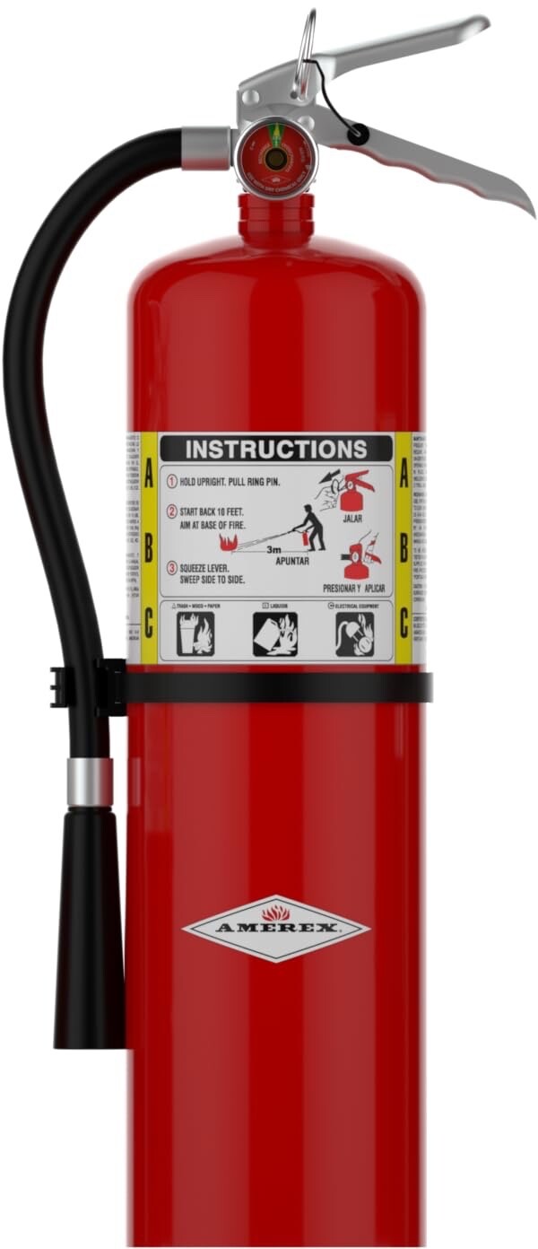🧯NEW AMEREX OEM UPPER VALVE HANDLE COMPLETE 2.5, 5, &-10lb. FIRE EXTINGUISHER