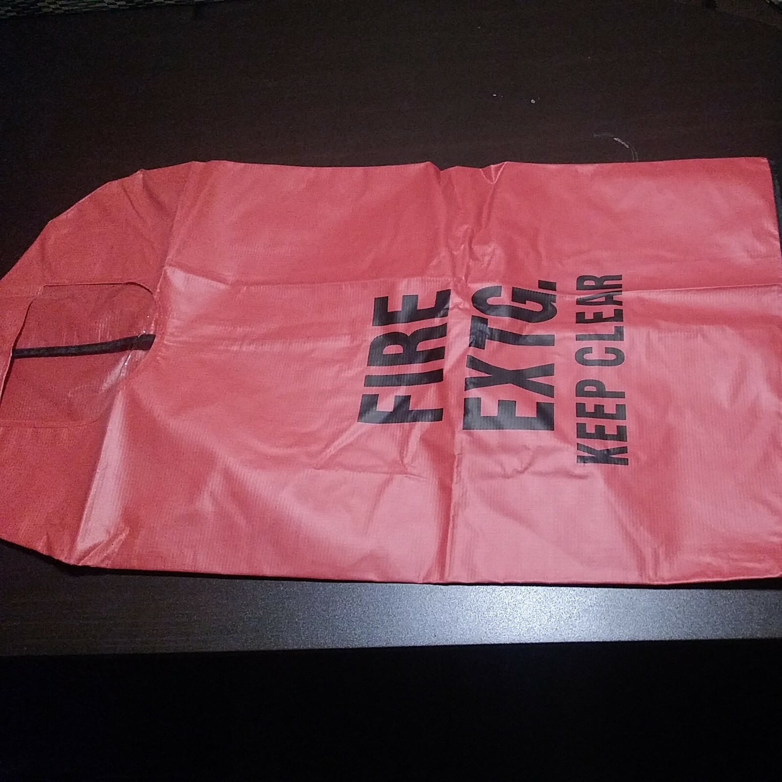 Extinguisher Cover w/ Window, 31″ x 16 1/2″, Red, 1/Each