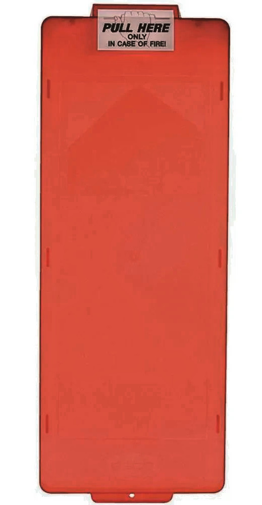 NEW Fire Extinguisher Cabinet REPLACEMENT COVER-19 1/4″ x 8 3/4 – RED