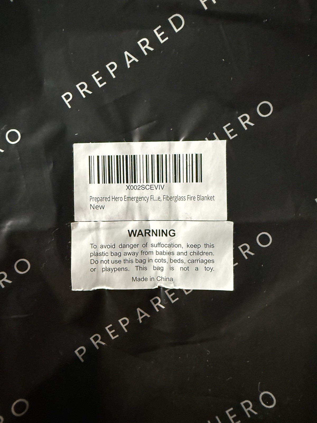 Prepared Hero Emergency Fire Blanket Fiberglass 39×39 Extinguisher New