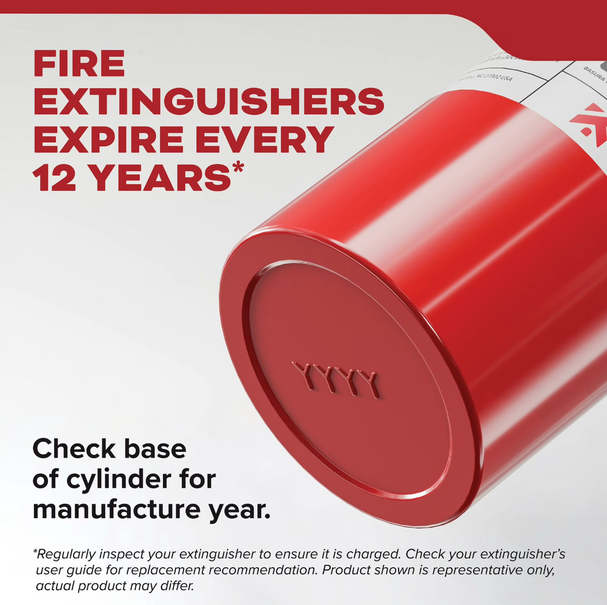 Kidde 5BC Vehicle Fire Extinguisher Single Use Car Auto Safety Extinguisher