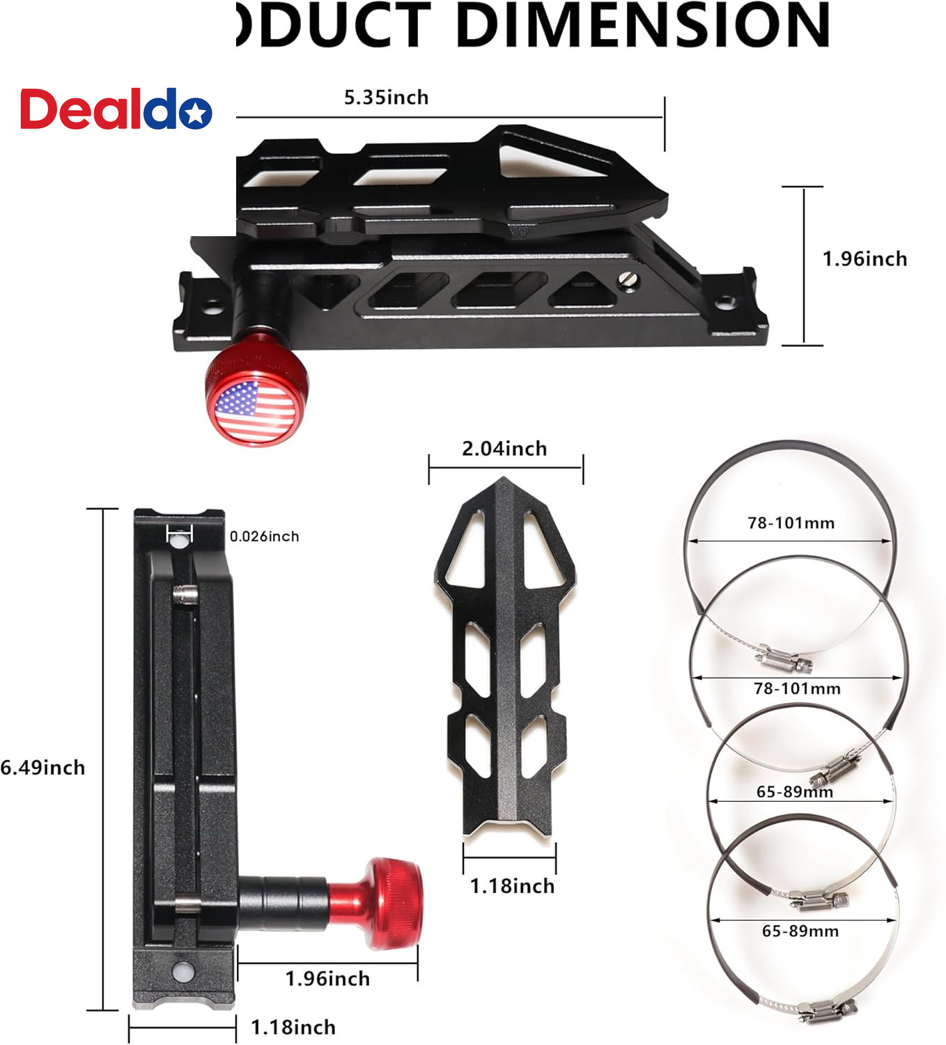 Quick Release Fire Extinguisher Mount Brackets Holder for Jeep Wrangler UTV Pola