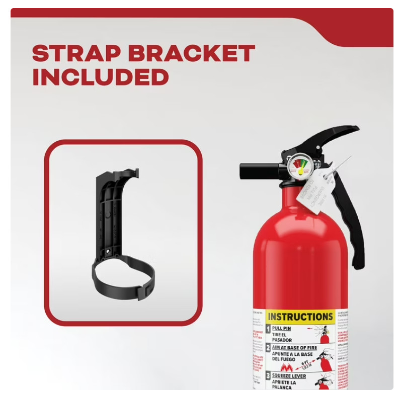 (2 pack) Kidde Basic Fire Extinguisher for Home, Residential 1A10BC