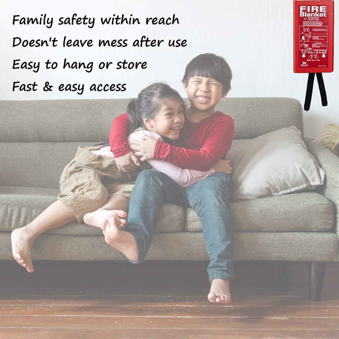 Fire Suppression Blankets for Emergency Use Flame Retardant Safety Solution