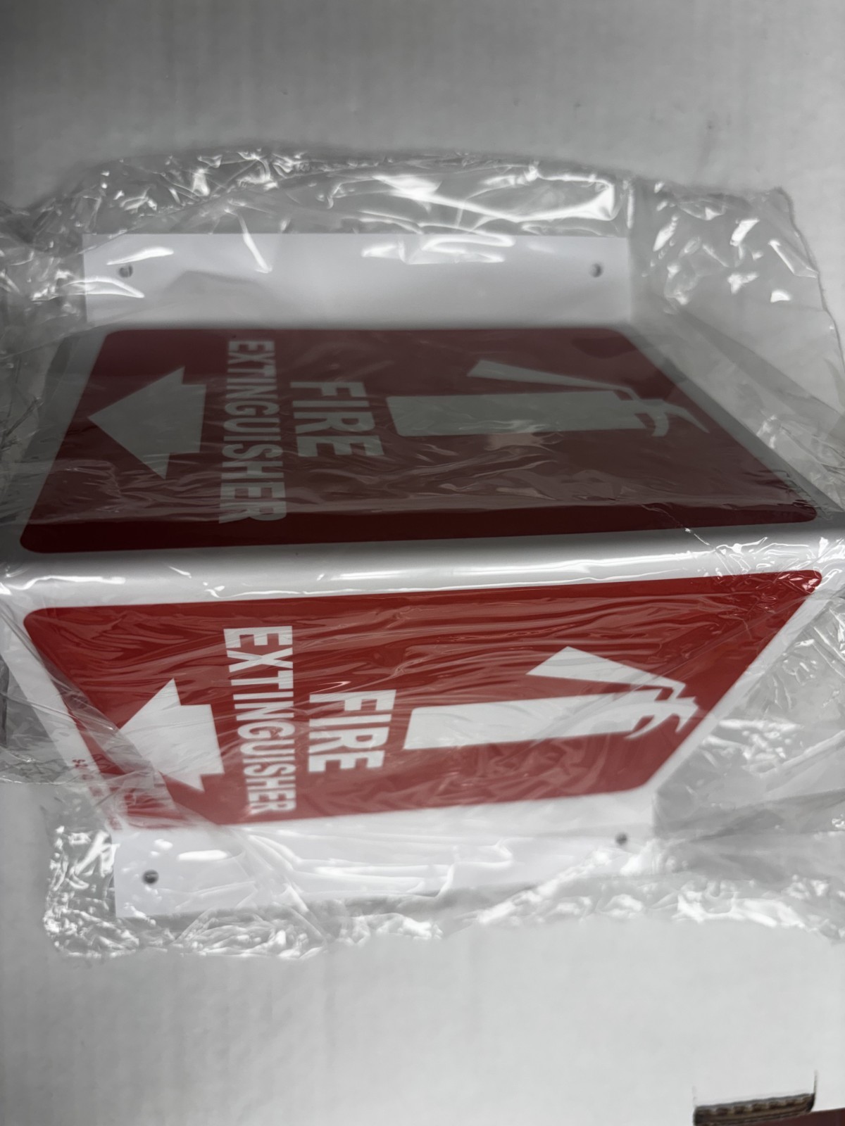 Set of Fire Extinguisher Signs (5) & Pack of Record Tags (1)