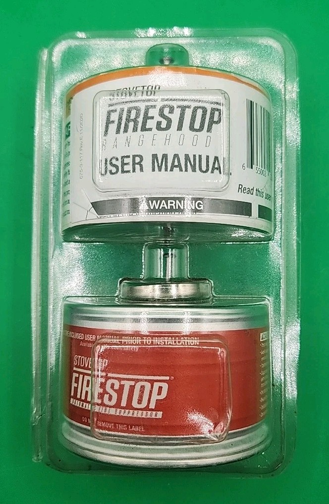 2-pk FIRESTOP STOVETOP 675-3 🔥Range Hood Fire Extinguishers 🔥 NEW