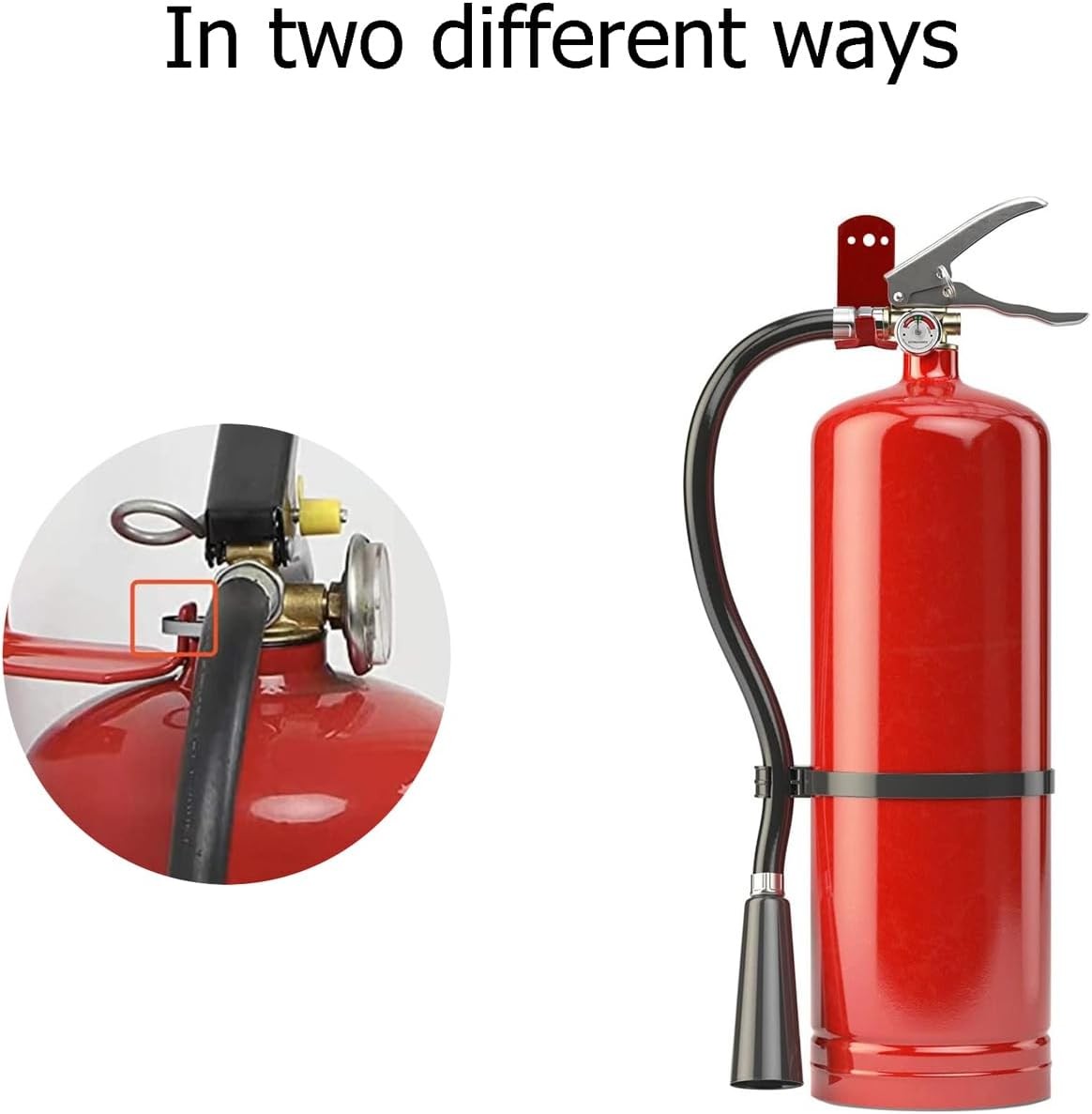Fire Extinguisher Mount Wall Hook Bracket for Holding up to 20 lbs Extinguishers