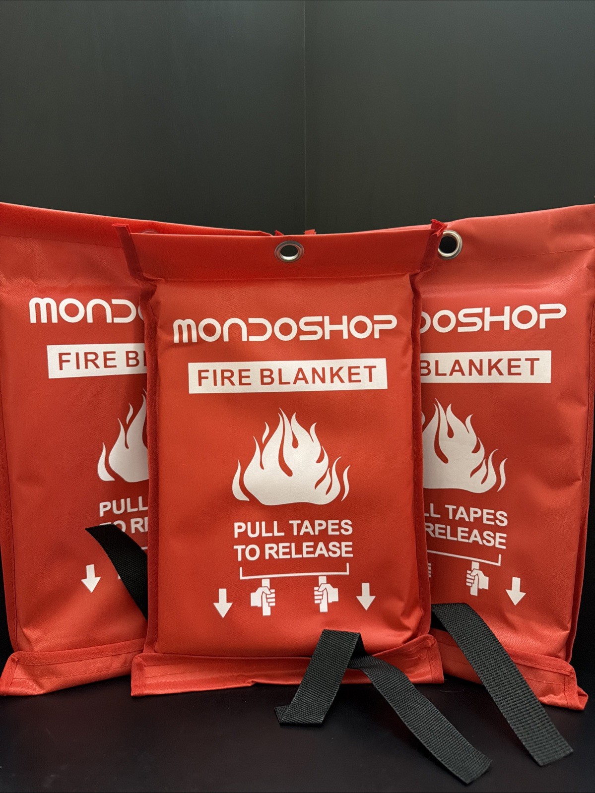 Fire Blanket Emergency Home 1 Pack 40″x40″ Fiberglass Emergency Fire Blanket