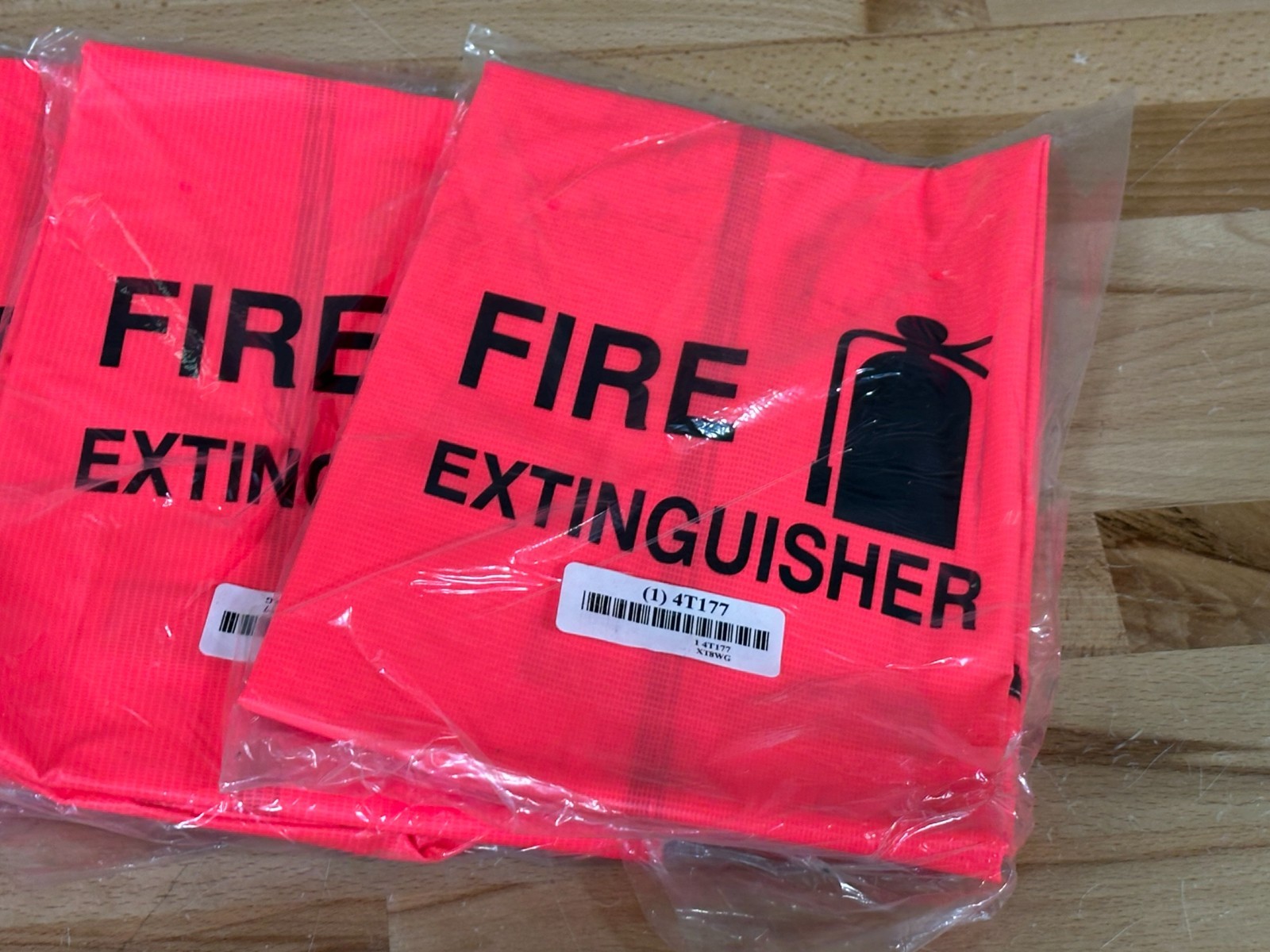 6 Steiner Fire extinguisher covers 15 to 30lb tank nylon 4T177 Xt8WG hook loop